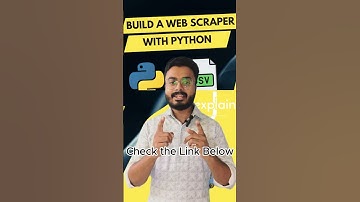 Python Web Scraper Project | Build a Web Scraper Project in 1 Hour | Python Projects for Beginners