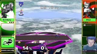 SCSS West Coast #12 - Winners Semi-Final | Evil Morty (Shiek) vs Pilot (Fox)