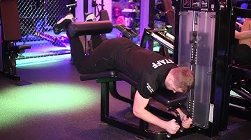 Hammerstrength Lying Leg Curl Machine