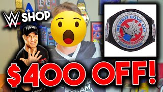 $400 OFF WWE A REPLICA BELT?! Shopping On WWEShop May 11th 2024!