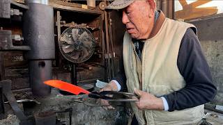 Forging a CHARITY KNIFE for the victims of the 2024 Noto Earthquake