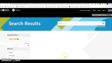 Searching ACM Digital Library