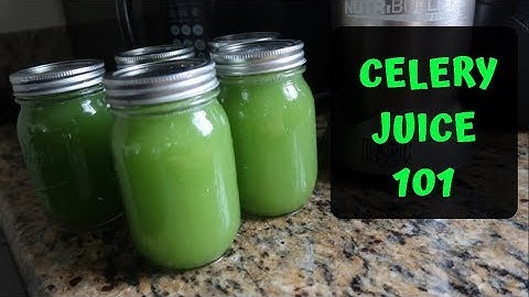 How To Make CELERY JUICE Without A Juicer.....!!!