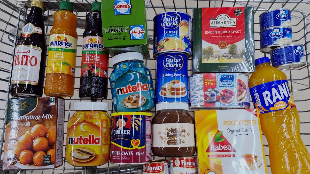BOUGHT ALL KINDS OF Ramadan Special Mega Shopping 🛍 😍 Nutella, VIMTO, Sunquick Orange, Berry mix etc