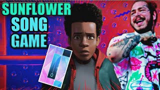 post malone,swae Lee | Sunflower piano song game screenshot 4