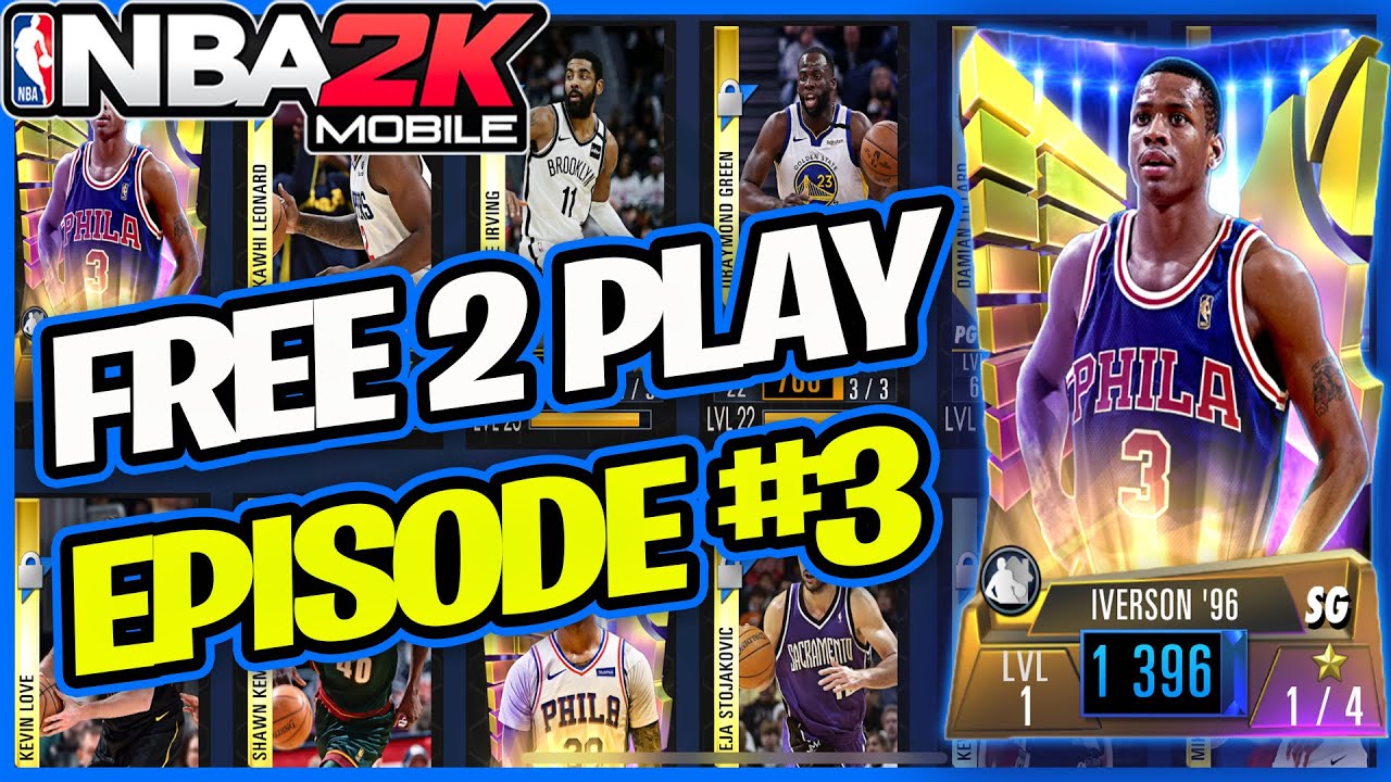 FREE TO PLAY SAPPHIRE ALLEN IVERSON NBA 2K Mobile Season 3 Gameplay