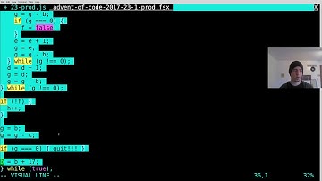 Advent of Code Day 23 Pt. 2 in F# (2017)