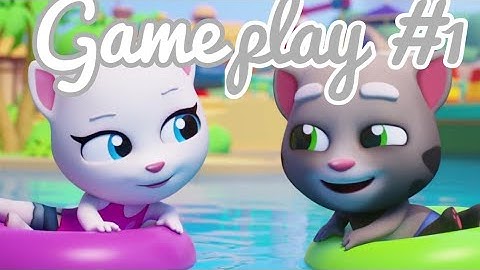 Talking Tom Pool Party Android / ios Gameplay #1