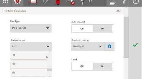 Hilti PLC 400 Tutorial - POS 180 Head unit to Tablet Connection Guide