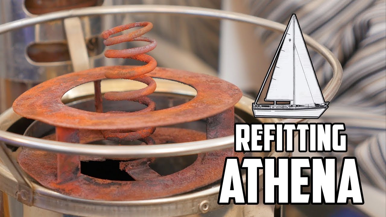 Sail Life - Cleaning a Refleks diesel stove & figuring out new seacocks - DIY sailboat refit