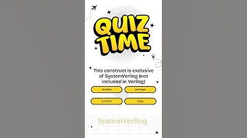 #hardware #programming #education  Quiz SystemVerilog Part 1!