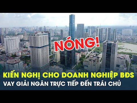 Kiến nghị cho doanh nghiệp bất động sản vay, giải ngân trực tiếp đến trái chủ | CafeLand 2023 mới nhất