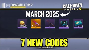 *NEW* CODM 17 WORKING NEW REDEEM CODES MARCH 2025 | NEW CODM REDEEM CODES MARCH 2024|REDEEM CP