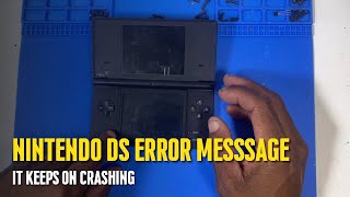 Nintendo DSI (Pokémon edition) error message fix