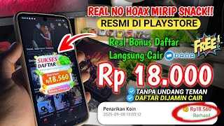 MIRIP SNACK VIDEO LEBIH LEGIT! APLIKASI PENGHASIL UANG DANA 2025 TERBUKTI MEMBAYAR