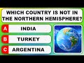 Test your world knowledge  30 question geography quiz challenge