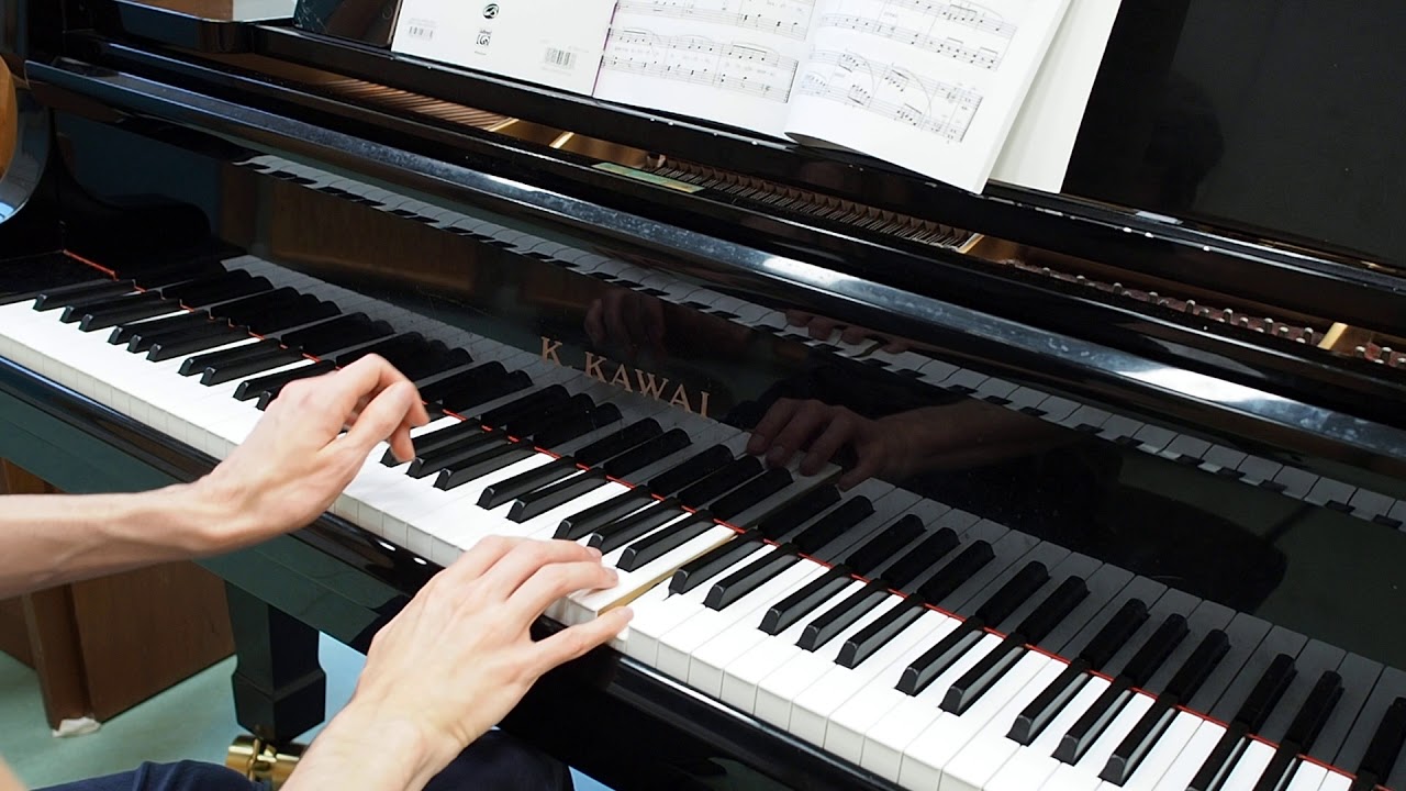 Michael Aaron Adult piano course Book one p48 Alouette YouTube