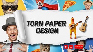 Torn Paper Effect Tutorial In Canva