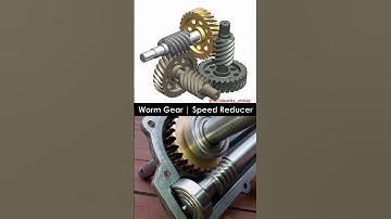 Worm Gear | Speed Reducer #animation #solidworks  #3dcad  #mechanicaldesign