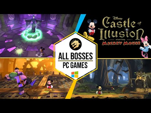 Видео: Castle of Illusion: Starring Mickey Mouse Remake – All Bosses / Замок иллюзий Микки Маус – Все Боссы