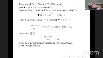 Piotr Dyszewski - Branching random walk and stretched exponential tails