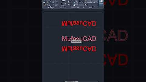 AutoCAD Tips 23 Mirror Reflect Text #Shorts