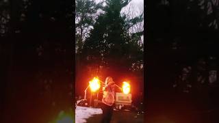 pixie dragon staff spinning practice by Hannah Banana 🍌  flow journey #flowarts  #firespin #darkmonk