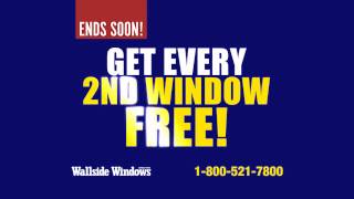 Every 2nd Window Free At Wallside Windows