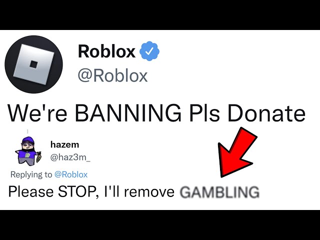 I was in a PLS DONATE game and i was donating robux but some noob roblox  moderator had to ban me for saying I gave u 2 robux i srs hate this