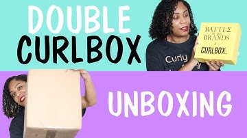 Double CurlBox Unboxing - CurlBox Non-Subscription Boxes