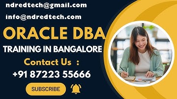 Oracle DBA Training || Class-20 || NDR EdTech || Bangalore || +91-87223 55666 |#oracledba