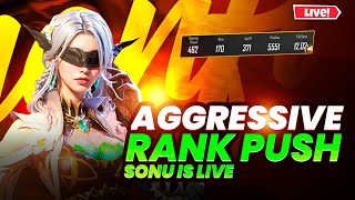 ROAD TO 3000💖SERIOUS CONQUEROR RANK PUSH TO TOP 10😍BGMI LIVE😎SONU IS LIVE
