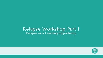 Relapse Part 1: Relapse as a Learning Opportunity