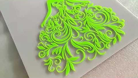 Acrylic cutting by Omni CNC laser machine