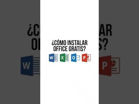 Cómo instalar OFFICE GRATIS #shorts