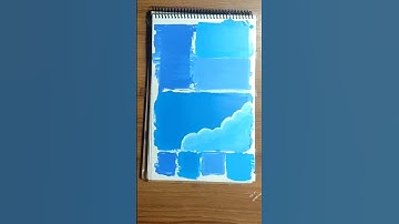 Thumbnail of pinterest aesthetic blue mood board  #art #acrylicpainting #shorts #painting #beginnerfriendly