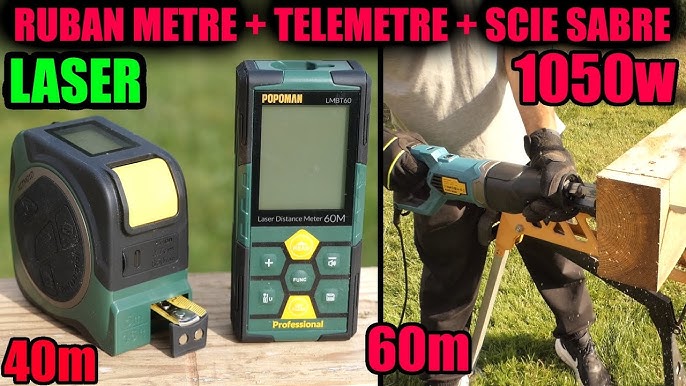 Télémètre Laser Numérique,HANMATEK LM50 50m Mètre Laser numérique