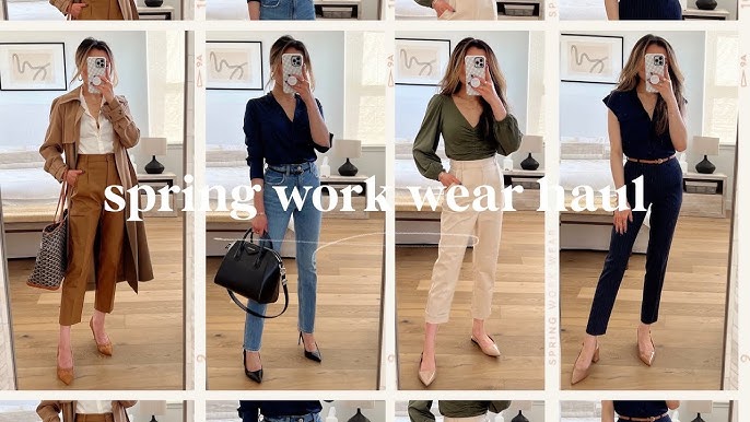 Jeans Work Outfits 👖  How to Style denim jeans for the office