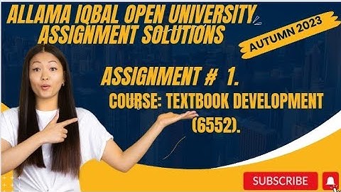 code 6552|AIOU SOLVED ASSIGNMENT#1|Aiou|Autumn 2023|Text book Development|M.A,M.Ed|#2023#aiou#6552