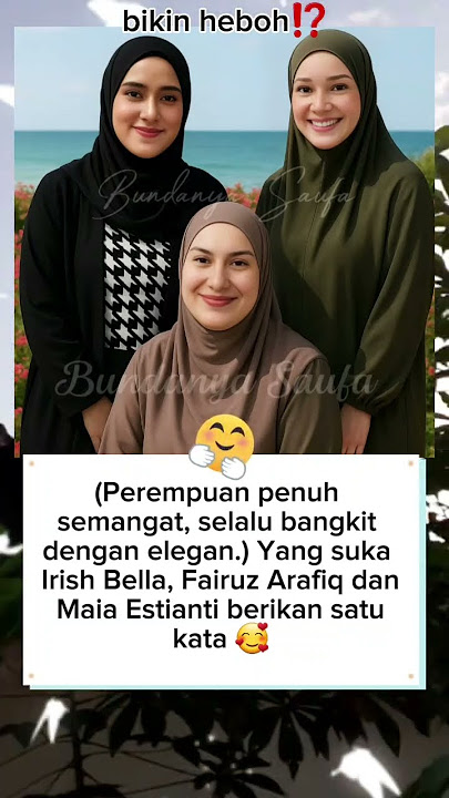 3 Wanita Yang Hebat Dan Tangguh🤗 Yang Suka Mereka Bertiga Berikan Satu Kata Dong😍