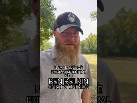 BEN BELKIN/NOMAD EDC LIVE Friday at 6pm on  @gradysgear @richterknives @replicantedc channels