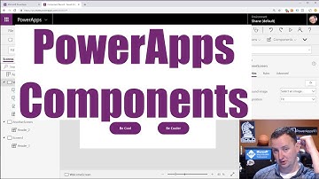 Intro PowerApps Components including Input and Output properties