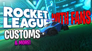 Rocket League Custom Games! - Playing With Viewers - COME JOIN! 🔴