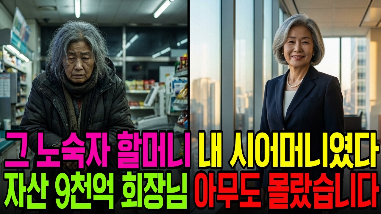 9천억 회장이 낡은 점퍼를 입고 편의점에 나타난 이유…편의점 알바생 | 반전사연 | 감동사연 | 오디오북