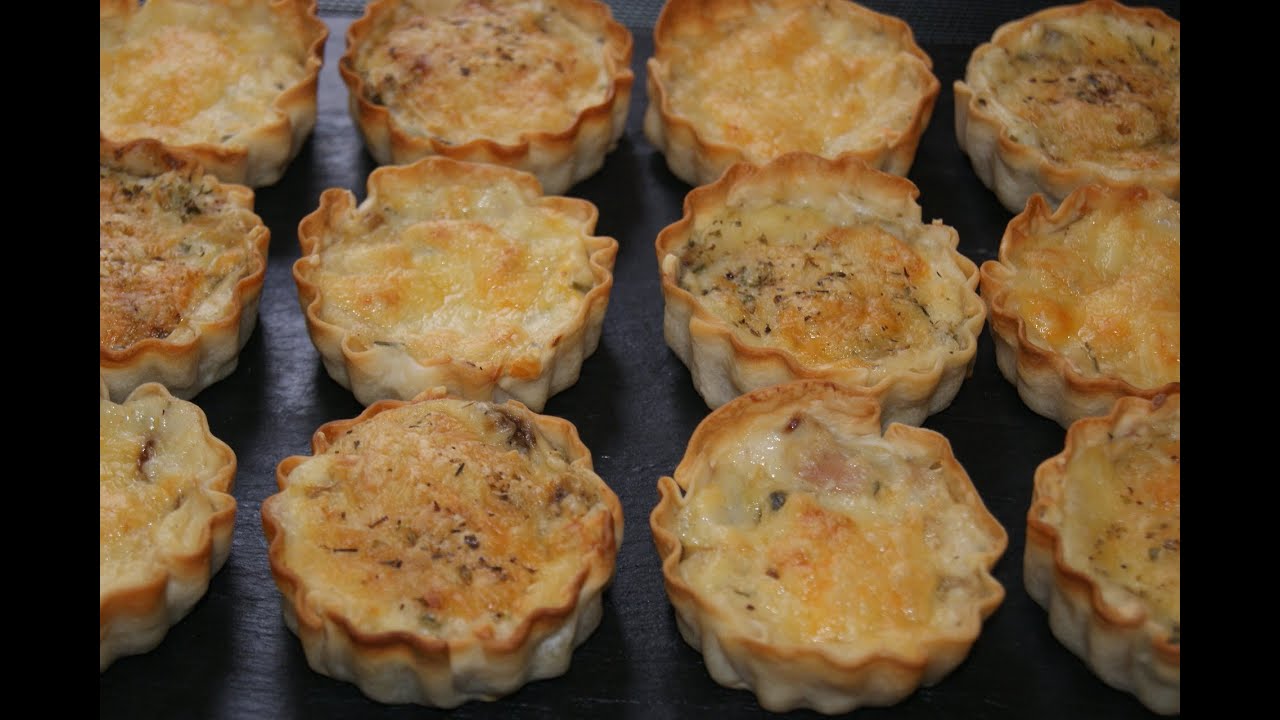 Tartaletas de boletus y atún