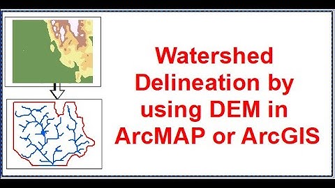 Watershed Delineation using DEM by using Hydrology tools of Spatial Analyst tools in ArcMAP