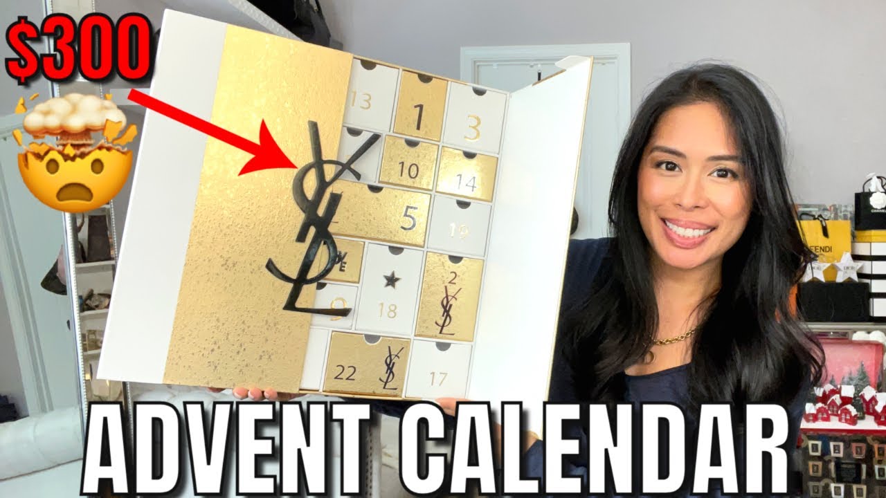Opening the entire YSL advent calendar!!!!! Part 2 #unboxing #adventca