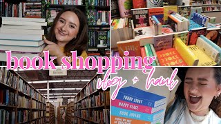come book shopping with me 2024 | exploring indie bookstores + half price books!