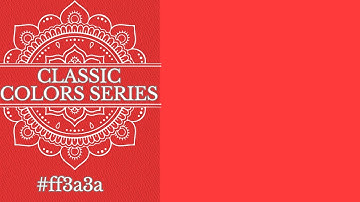 [TOMATO RED] — 4K Solid Color Background (1 Hour Loop) | Digital Visual Display