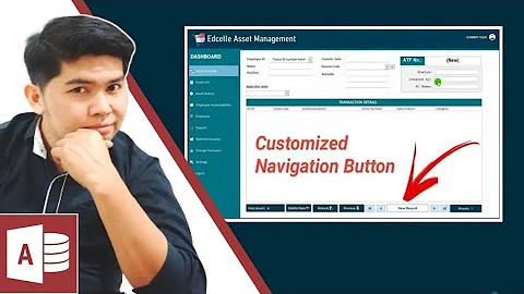 How to Create Customized Navigation Button in Microsoft Access | Edcelle John Gulfan